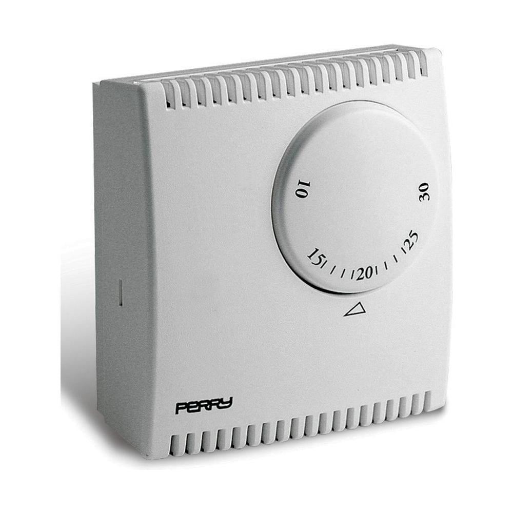 Termostato Da Parete Ad Espansione Di Gas Perry 1tgteg130 Termostato Serie Teg Senza Spia Bianco - Foto 2