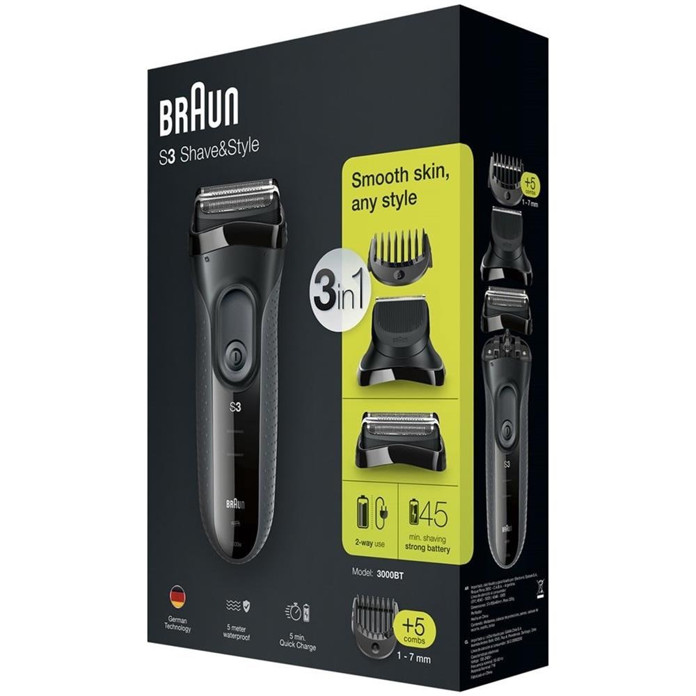 Rasoio elettrico 3000BT Series 3 Save&Style - Foto 2