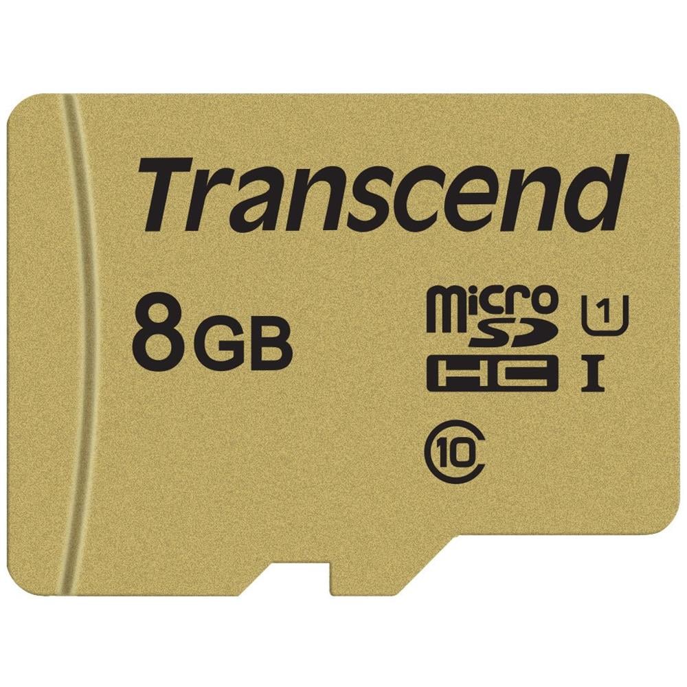 8GB microSDHC 500S Scheda di Memoria, TS8GUSD500S - Foto 1