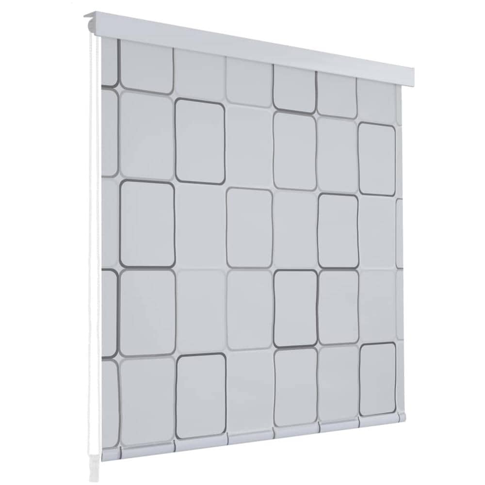 Tenda a Rullo per Doccia 100x240 cm Quadrati - Foto 1