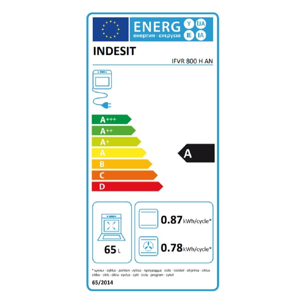 Forno Elettrico da Incasso 8050147533246 Capacità 65 L Multifunzione Ventilato Colore Antracite - Foto 3