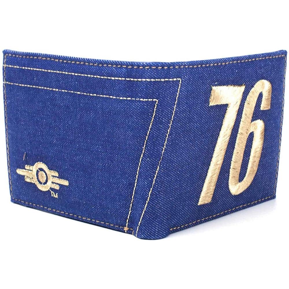 Portafoglio Apribile Vault 76 Vintage Denim Blu (default, Blu) - Foto 2