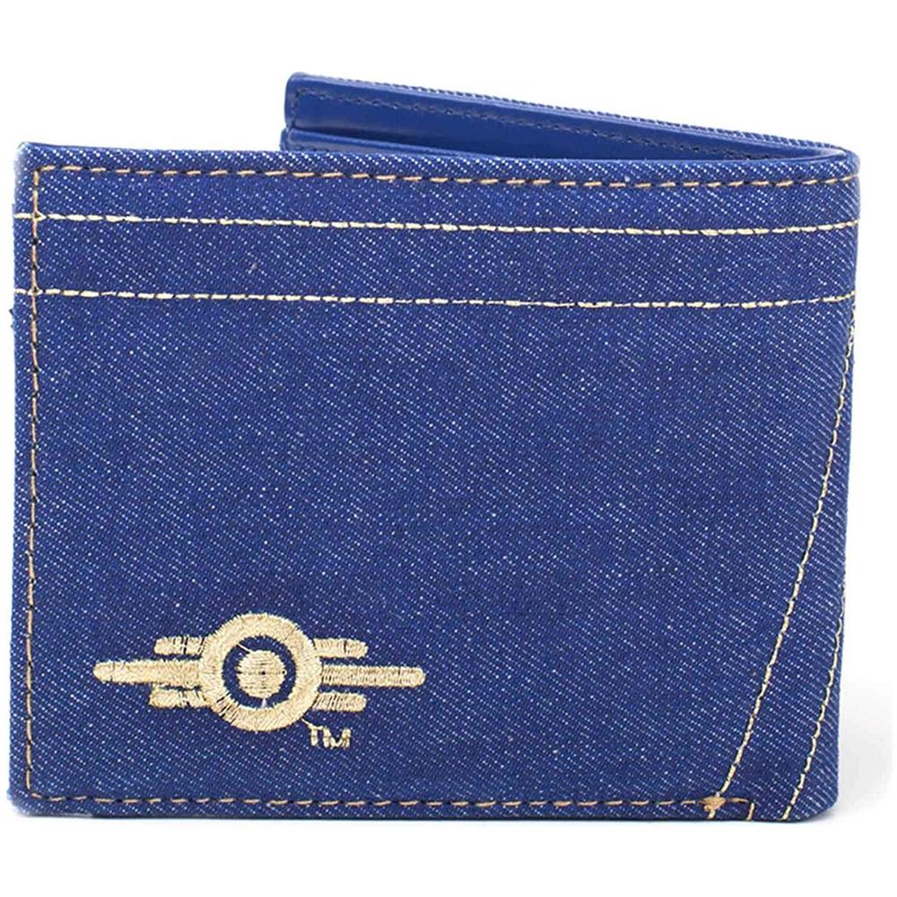 Portafoglio Apribile Vault 76 Vintage Denim Blu (default, Blu) - Foto 4