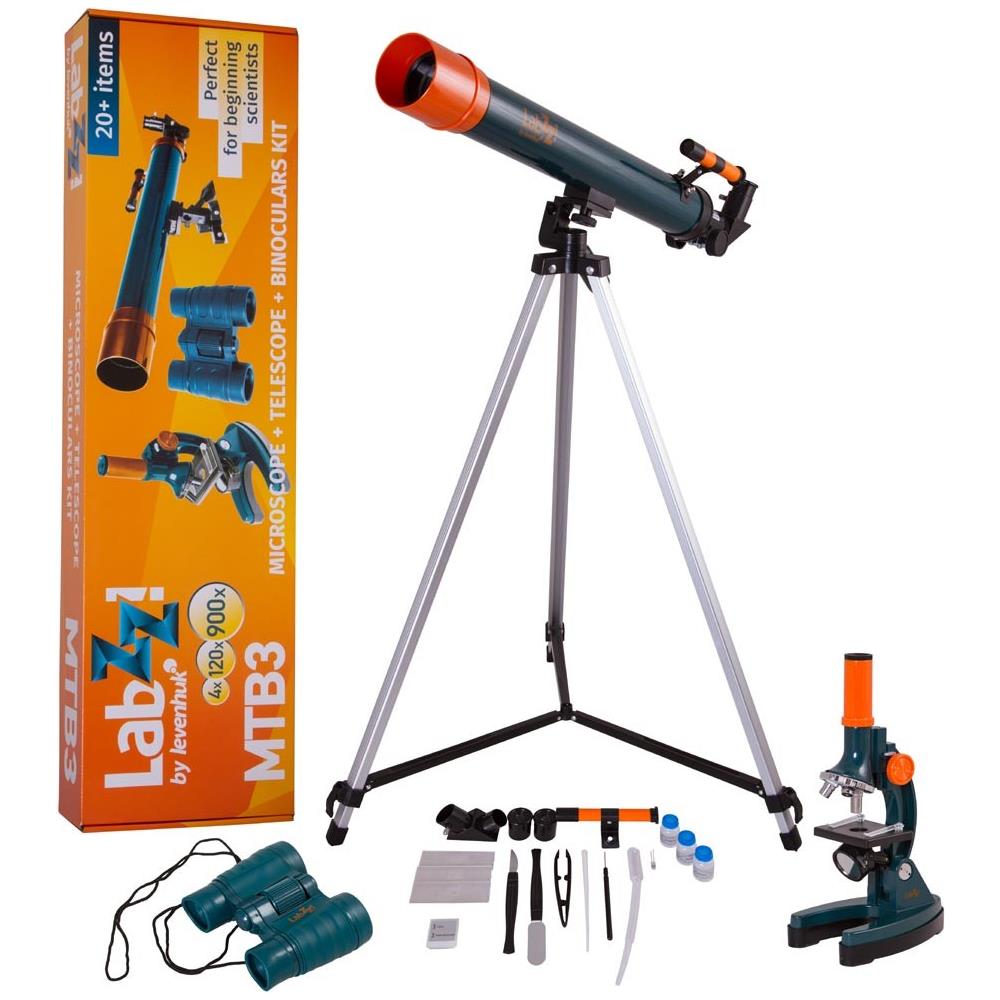 Kit Telescopio, Microscopio E Binocolo Labzz Mtb3 - Foto 1