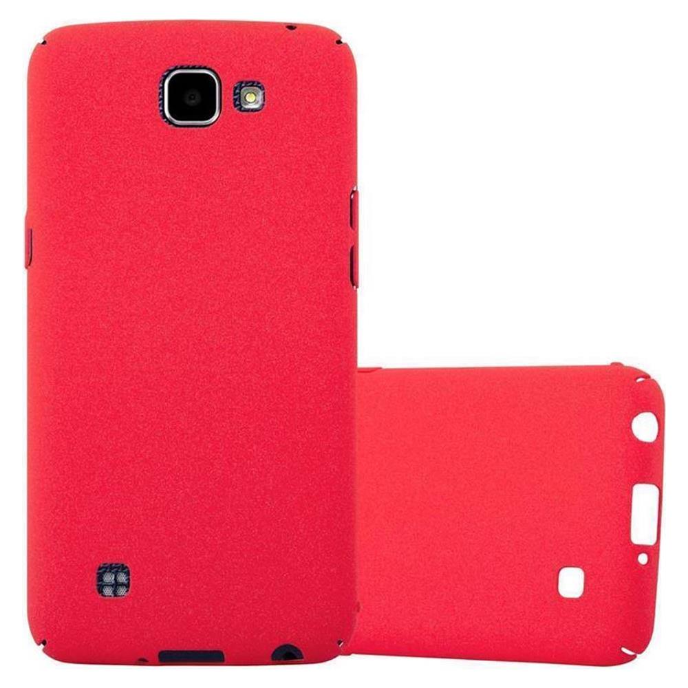Custodia Compatibile Con Lg K4 2016 In Frosty Rosso - Hard Case Coperchio Protettivo In Frosted Look Contro I Graffi E Gli Urti - Foto 1