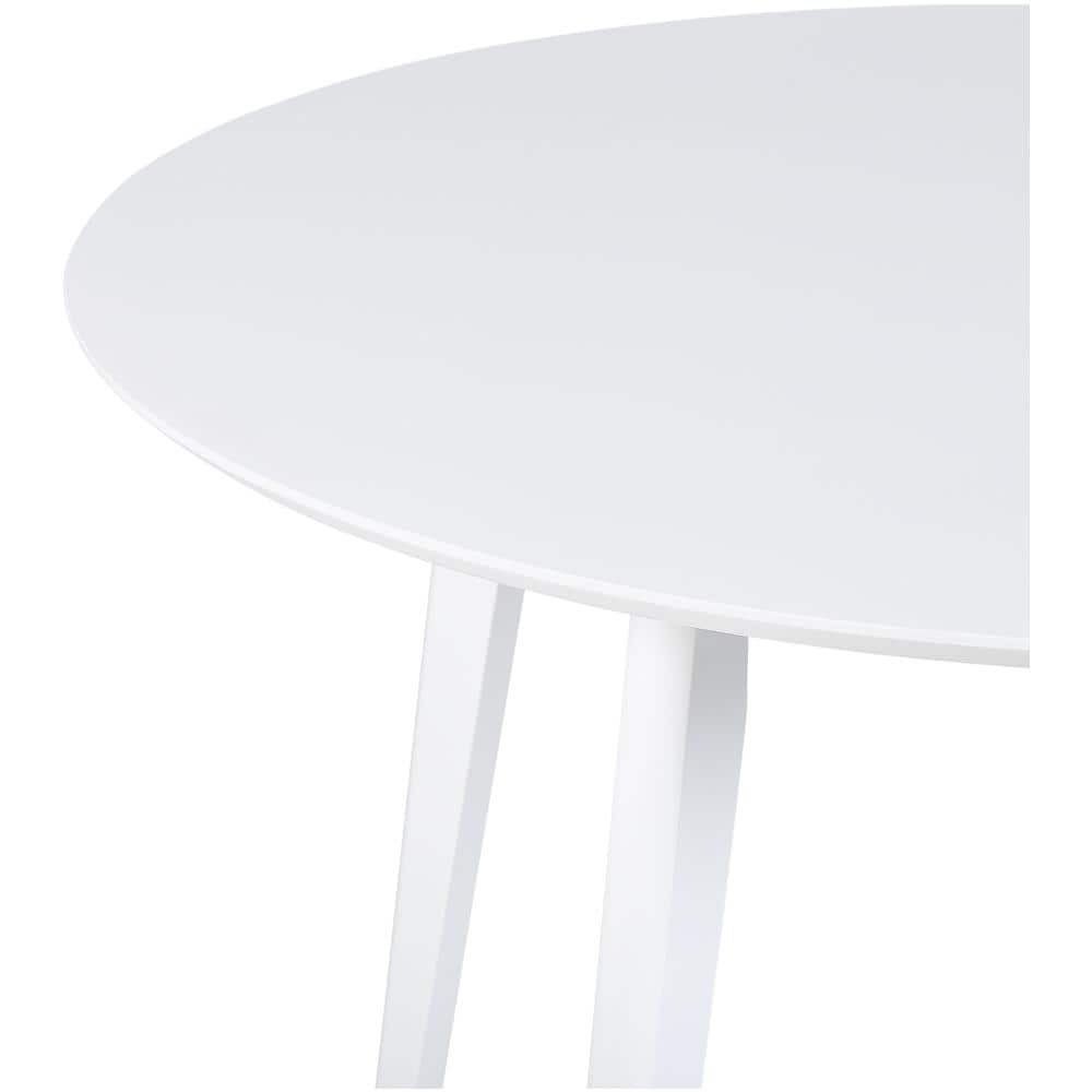 Tavolo Da Pranzo Roxby Bianco 100 Cm 100 Cm - Foto 2