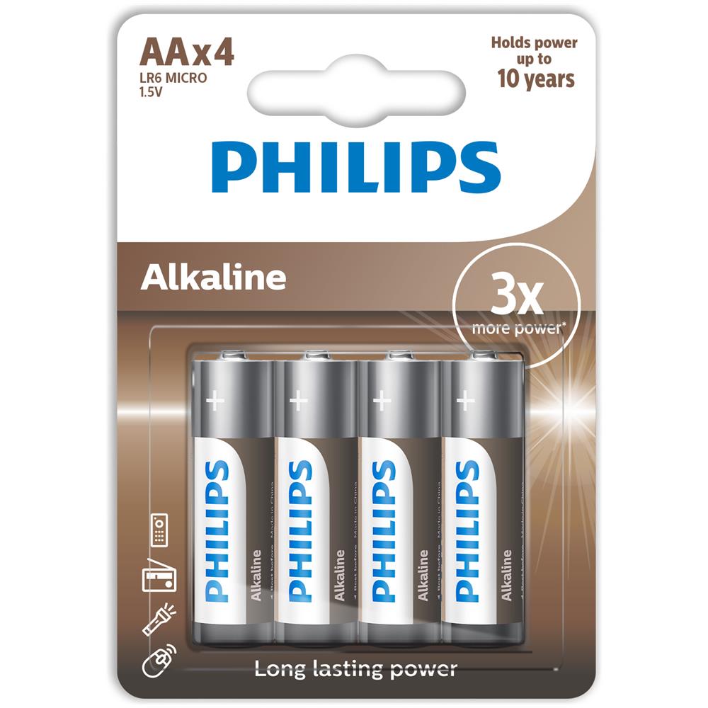 Batterie Alcaline Aa / lr6 (stilo) 1,5 V 4 Pz - Foto 2