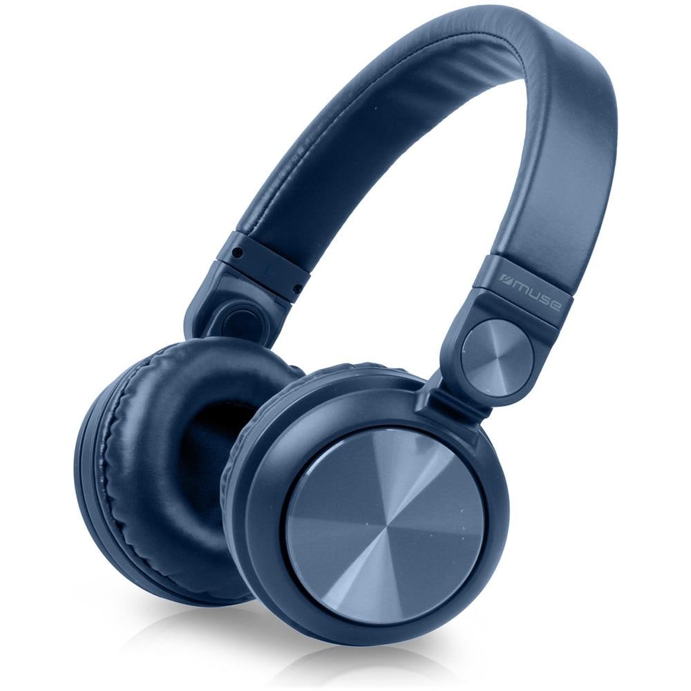 M-276 BTB Padiglione auricolare Stereofonico Con cavo e senza cavo Blu auricolare per telefono cellulare - Foto 1