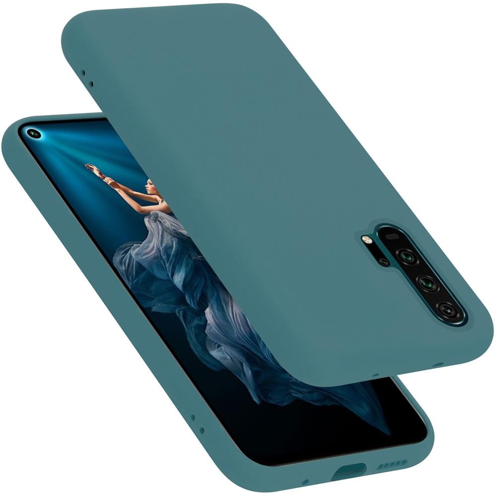 Custodia Compatibile Con Honor 20 Pro In Liquid Verde - Coperchio Protettivo In Silicone Tpu Flessibile - Foto 1