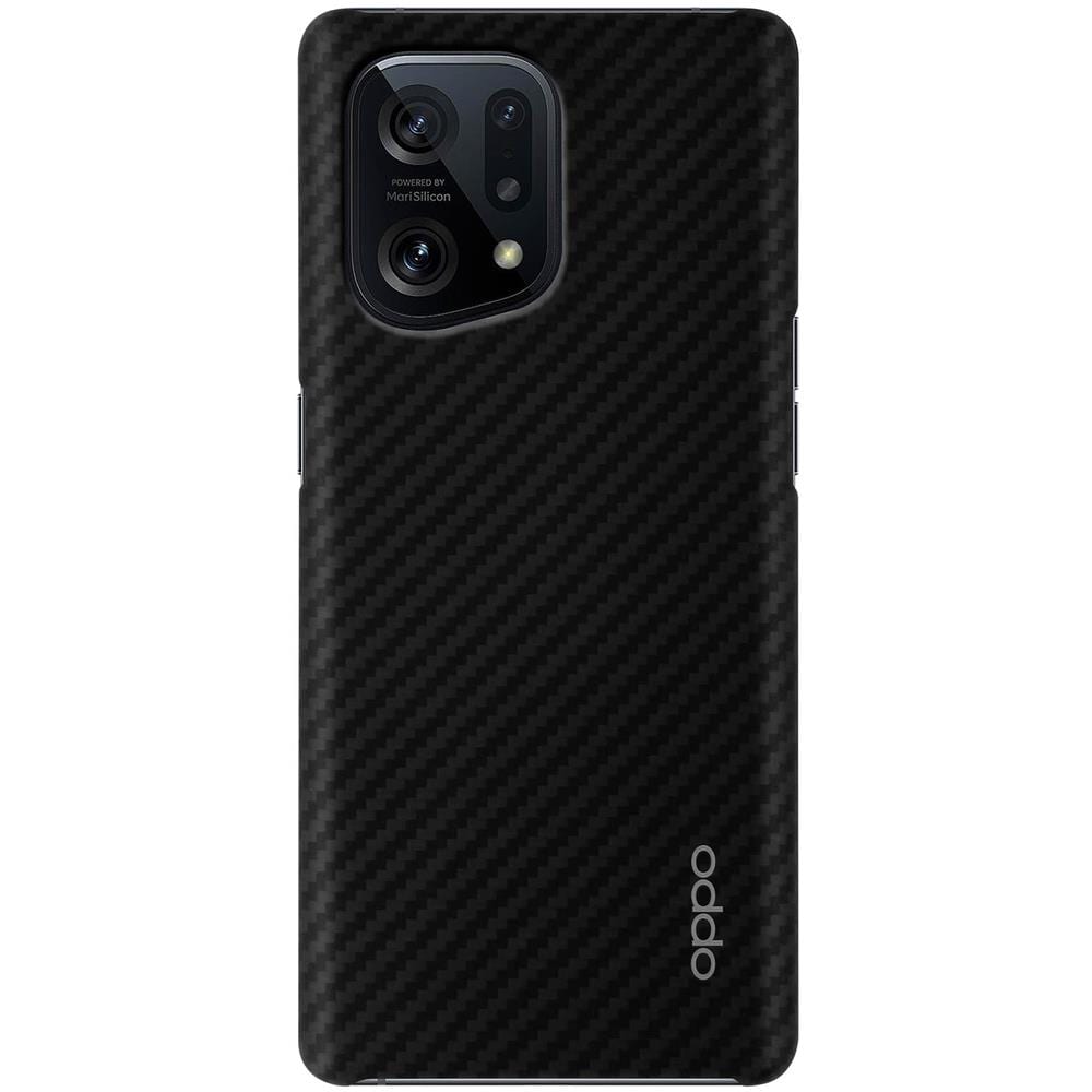 Cover Originale Find X5 In Fibra Di Aramide Resistente Sottile Nera - Foto 2