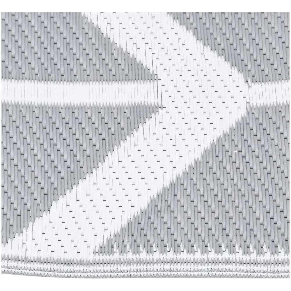 Tappeto Da Esterno Grigio 160x230 Cm In Pp - Foto 3