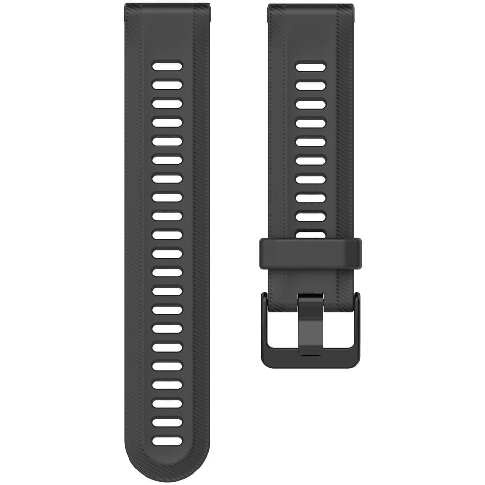 Cinturino Per Orologio In Silicone Black 22 Mm - Foto 2