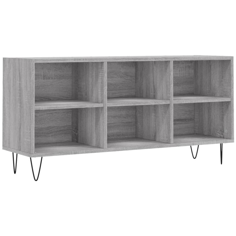 Mobile Tv Grigio Sonoma 103,5x30x50 Cm In Legno Multistrato - Foto 2