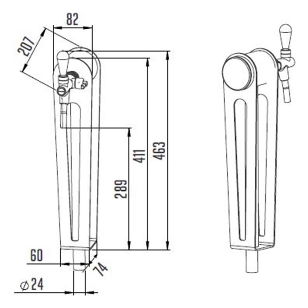 Colonna Birra, Modello Naked One, 1 Linea - Foto 2
