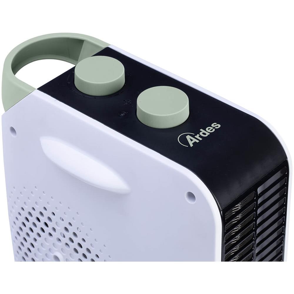 Termoventilatore AR4F15 Elettrico Vertigo 2 Livelli Potenza 2000W Colore Nero Bianco - Foto 7