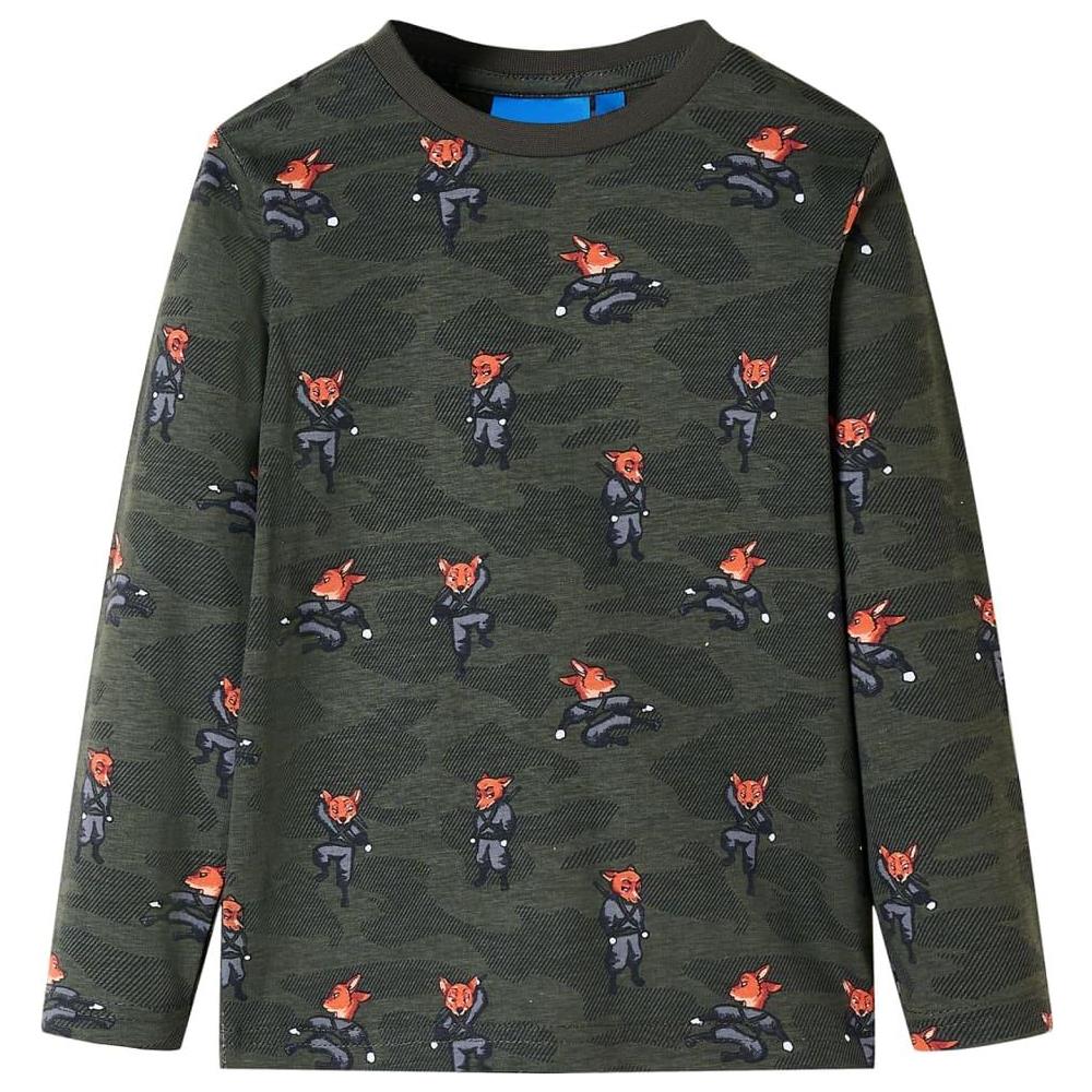 Pigiama per Bambini a Maniche Lunghe Cachi 140 - Foto 2