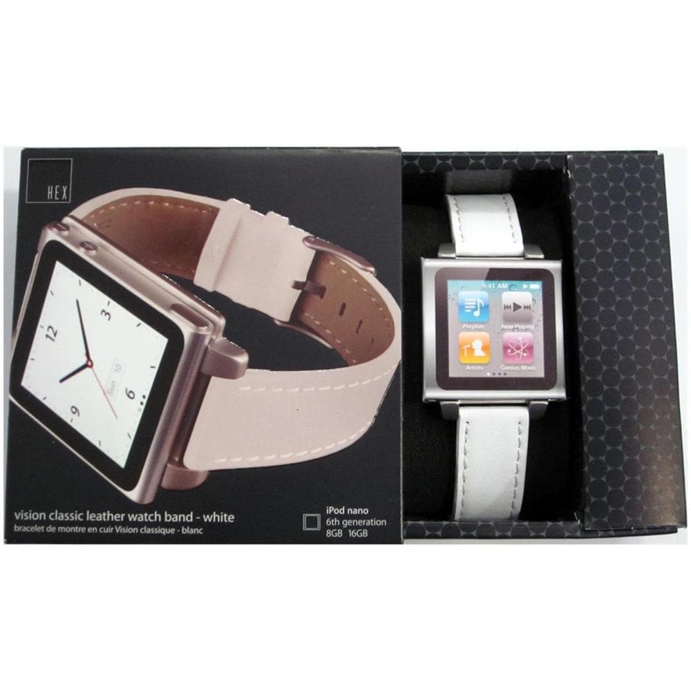 Vision Classic Leather - cinturino in pelle per iPod Nano 6 - White - Foto 2
