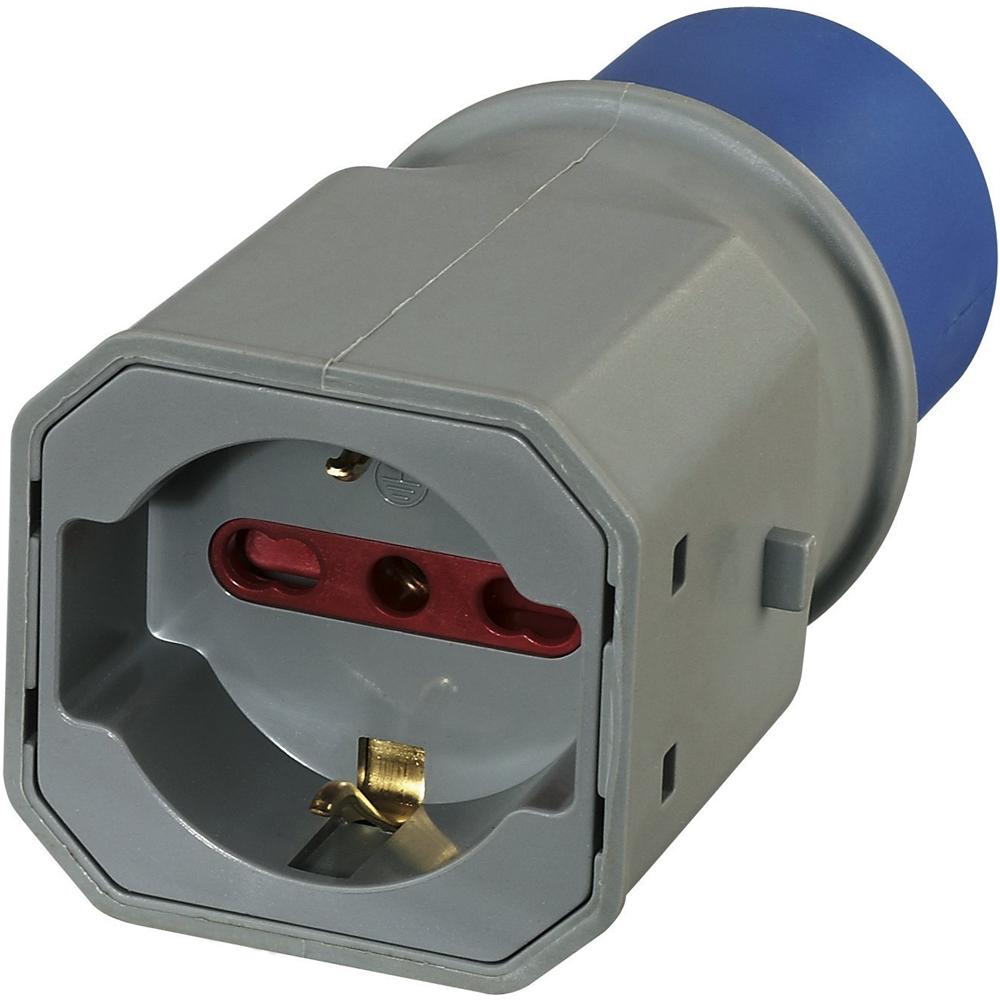 Adattatore Industriale 220v + Schuko Bipasso - Foto 1
