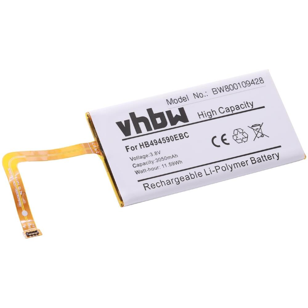 Li-polymer Batteria 3050mah (3.8v) Per Cellulari E Smartphone Huawei Ascend G628, G628-tl00, Honor 7, Plk-ul00 Sostituisce Hb494590ebc. - Foto 1