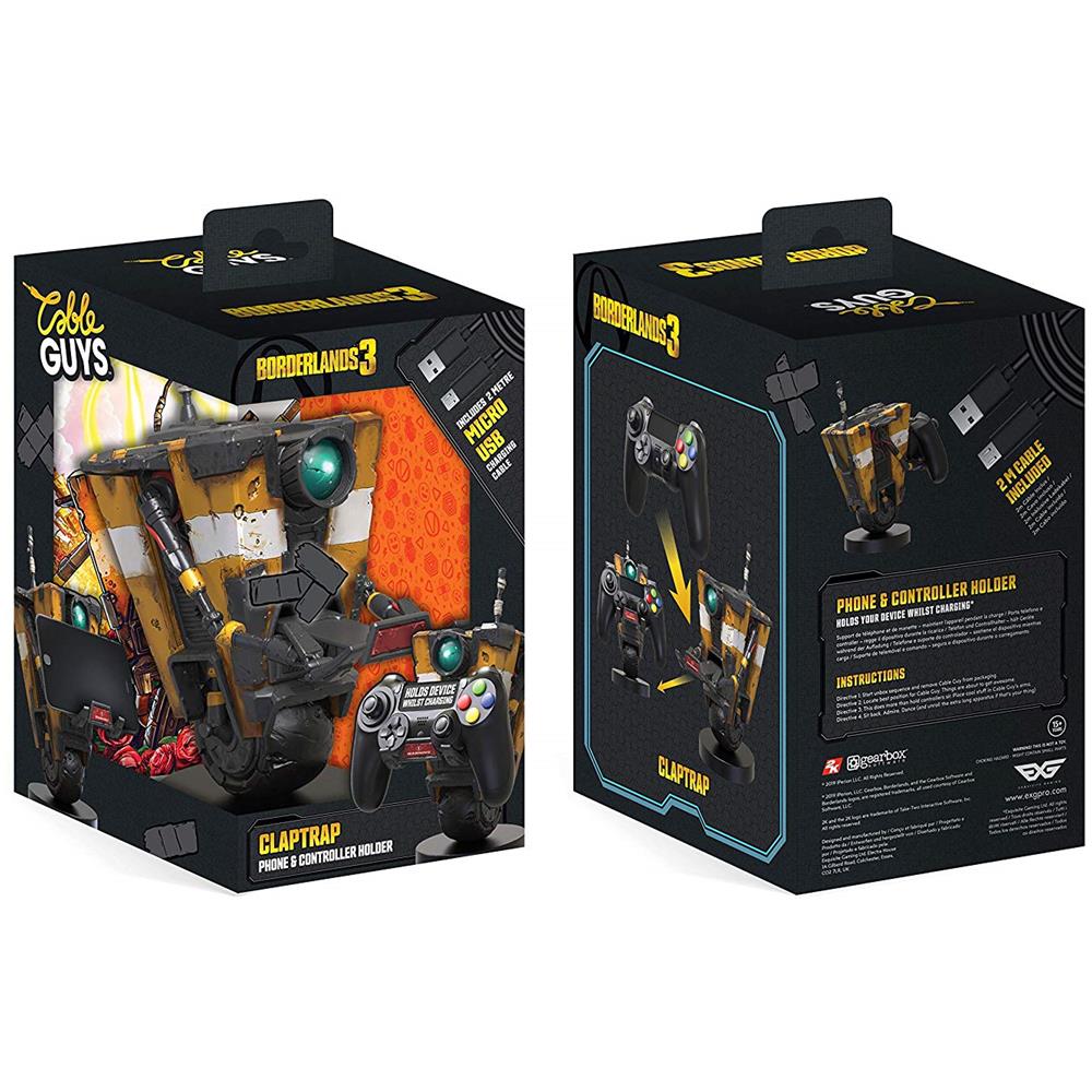 Supporto per Smartphone o Joystick Cable Guy ClapTrap CGCRBL300172 con Cavo USB - Micro USB di 2 mt - Foto 9