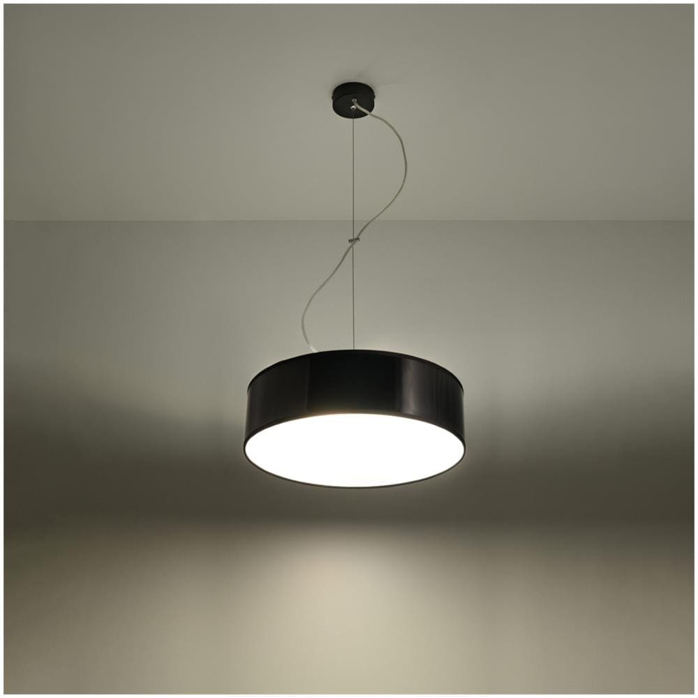 Arena 35 - Lampada A Sospensione, In Pvc, Colore: Nero - Foto 15