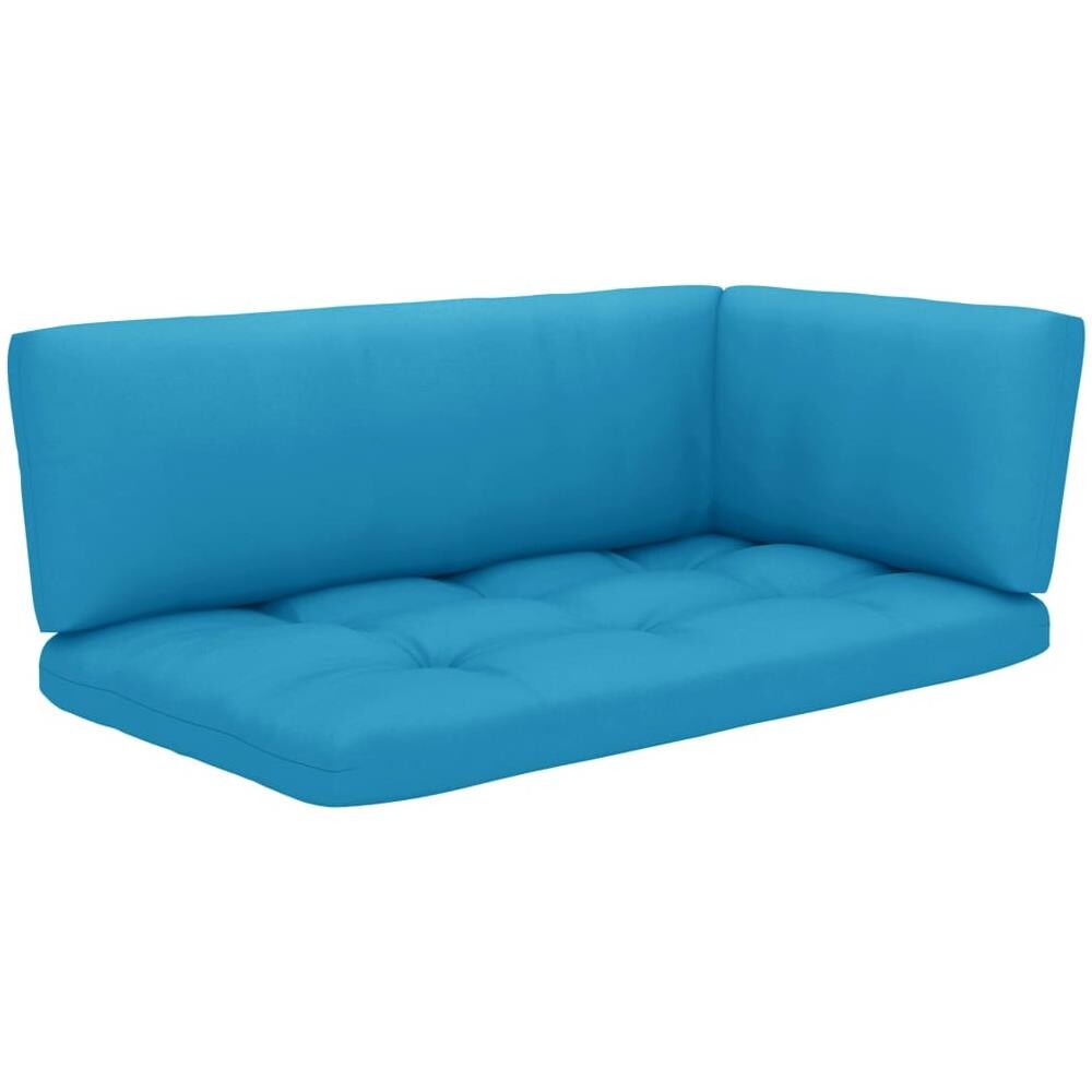 Divano a 2 Posti su Pallet con Cuscini Legno di Pino Impregnato - Foto 2