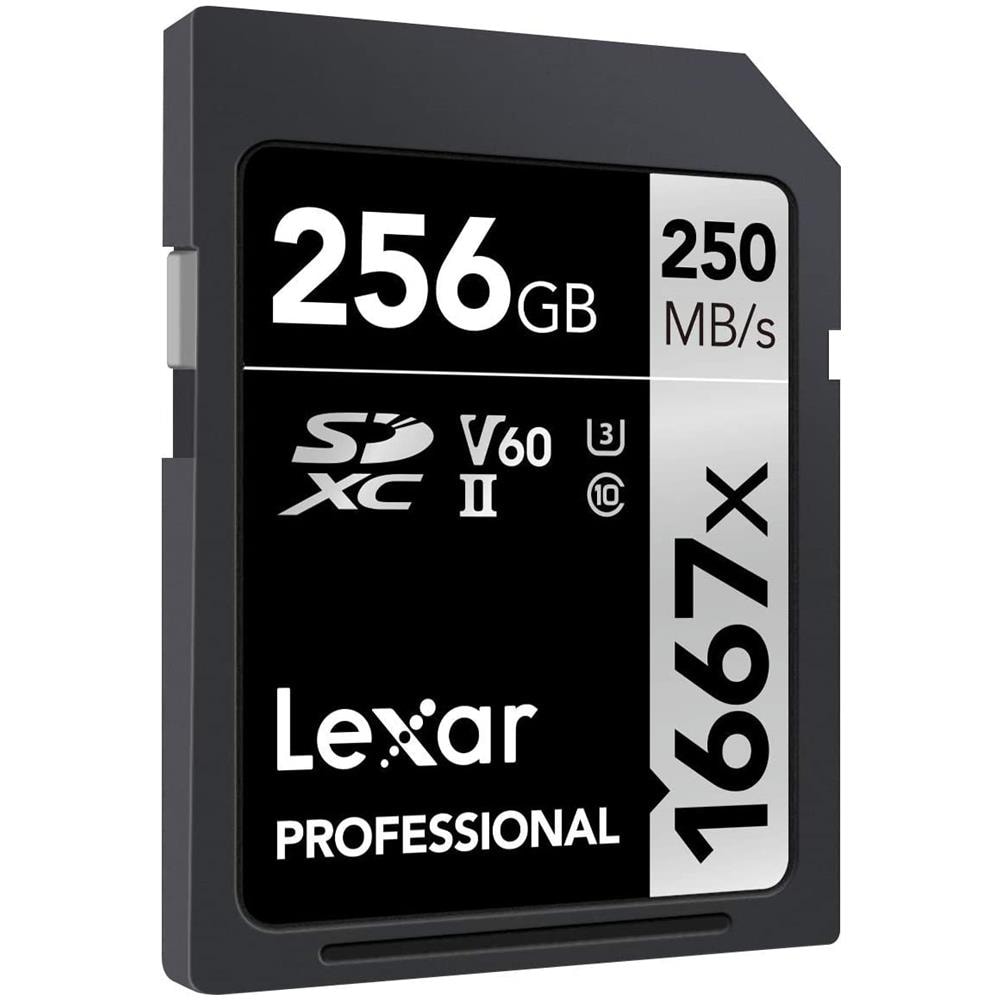 1667x256gb-sdxc Secure Digital Sdxc 250 Megabit Al Secondo 1667x 256 Go Nero Carte Sdxc 256 Go 1667x Professional 250 Mo / s Classe 10 Uhs-ii U3 - Foto 2
