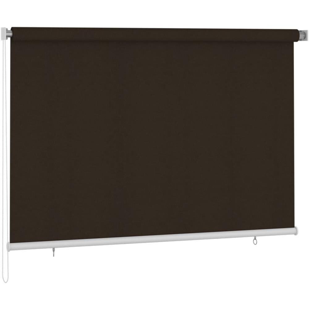 Tenda A Rullo Per Esterni 220x140 Cm Marrone - Foto 1