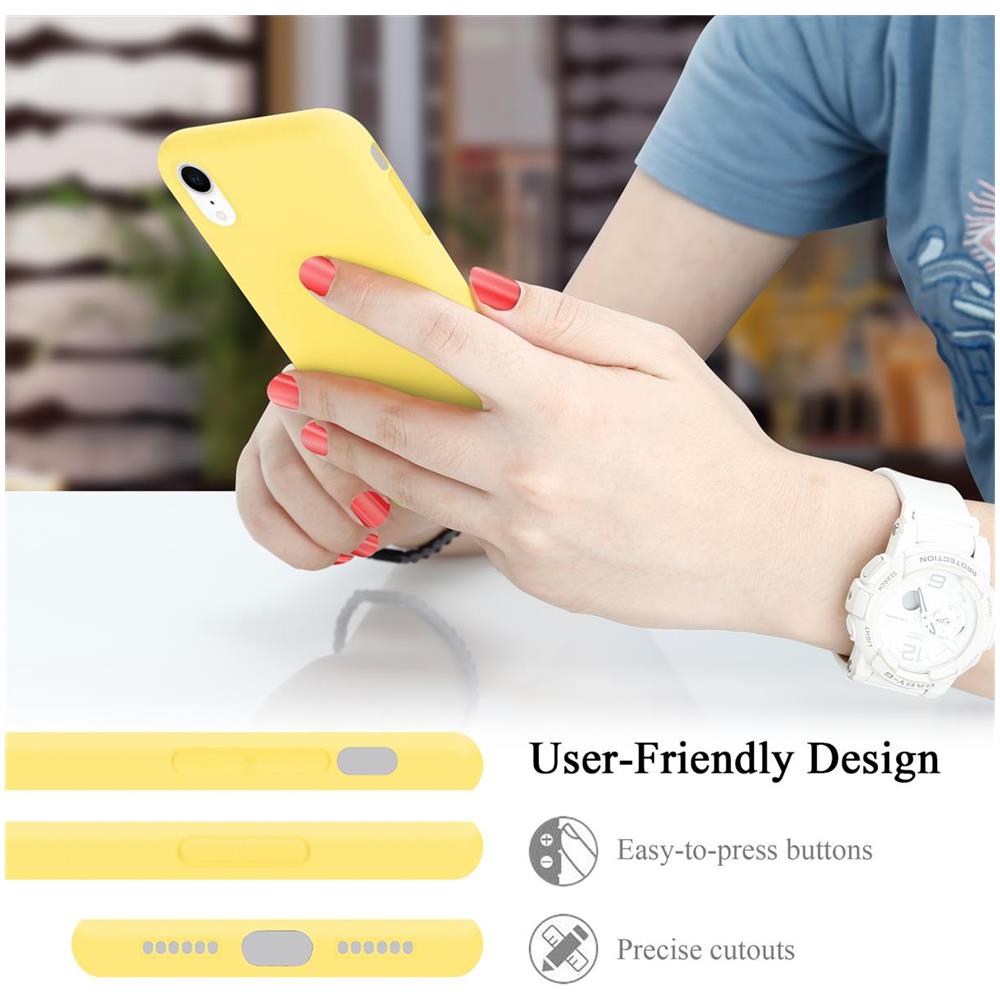 Cadorabo Custodia Compatibile Con Apple Iphone Xr In Liquid Giallo - Coperchio Protettivo In Silicone Tpu Flessibile - Foto 7