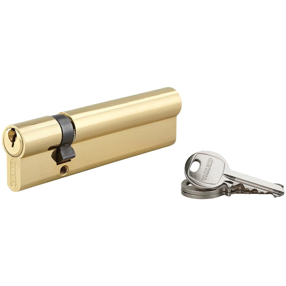 Cilindro Europeo A Doppia Entrata Sa 30x90mm, Antisfilamento, Ottone, 3 Chiavi - Thirard - Foto 1