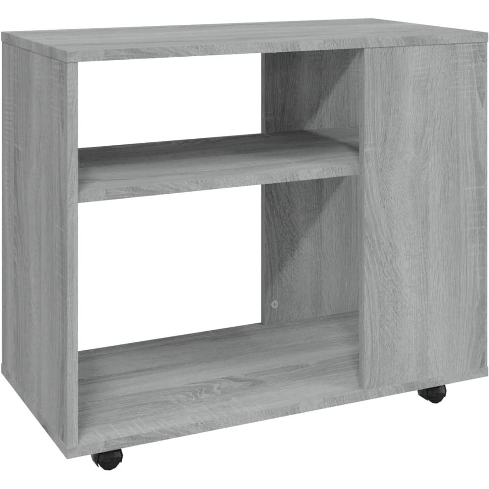 Tavolino Da Salotto Grigio Sonoma 70x35x55 Cm Legno Multistrato - Foto 2