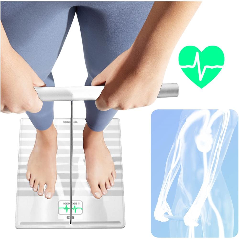 Bilancia Connessa Con Impugnatura E Sensori Ecg A 6 Canali Withings Body Scan - Foto 4