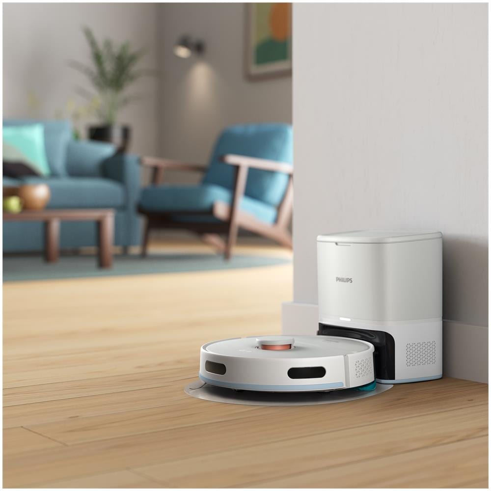 Robot Aspirapolvere e MOP XU2100/20 Wi-Fi con Base Autopulente Colore Bianco - Foto 2