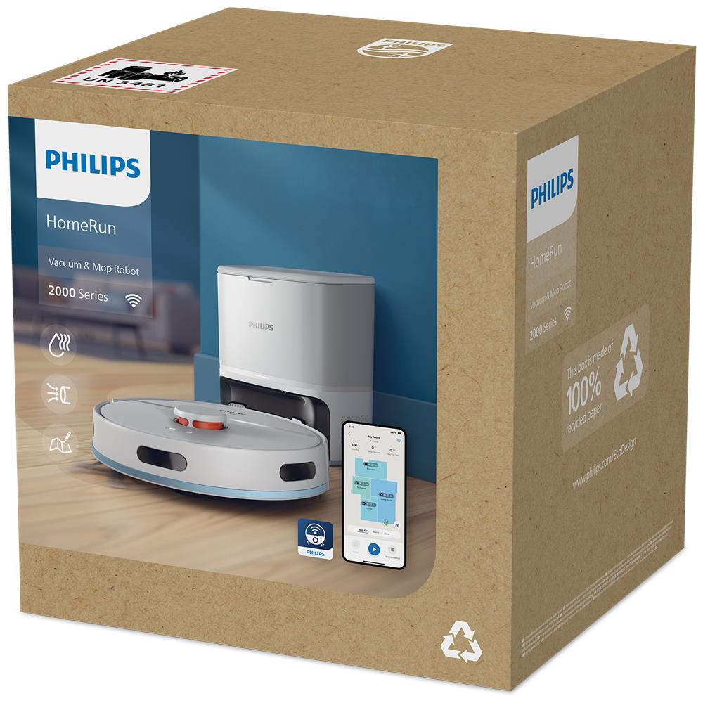 Robot Aspirapolvere e MOP XU2100/20 Wi-Fi con Base Autopulente Colore Bianco - Foto 6