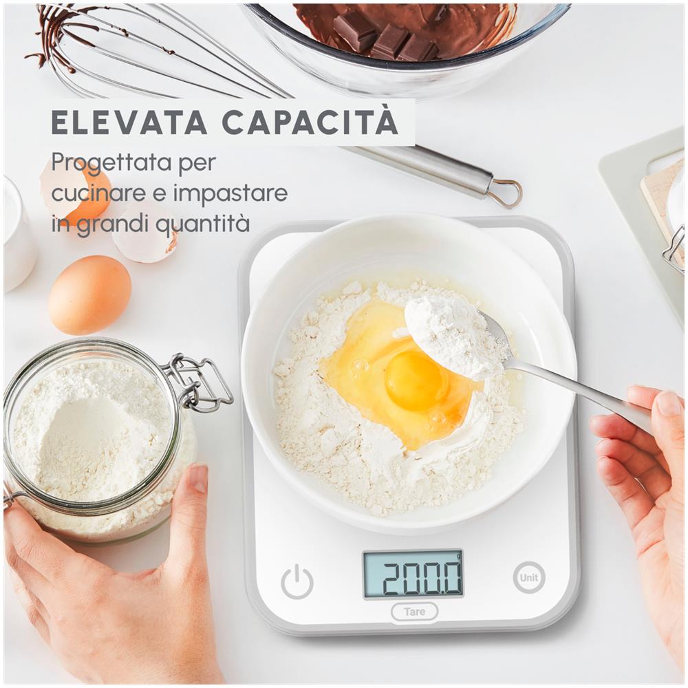 BN50U0 bilancia da cucina Bianco Superficie piana Rettangolo Bilancia da cucina elettronica - Foto 6