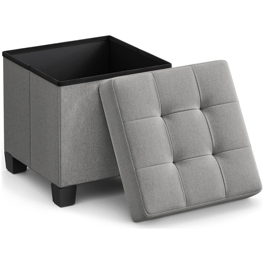 PUFA - LSF014G02 Pouf contenitore grigio chiaro per camera da letto - Foto 2