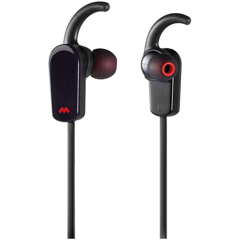 Auricolari Speak Active In-Ear con Microfono Colore Nero e Rosso - Foto 1