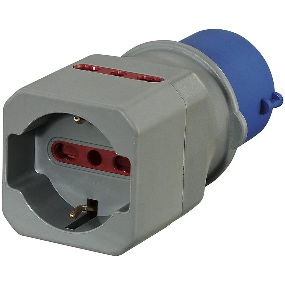 Adattatore 220v + Triplo Bipasso Schuko - Foto 1
