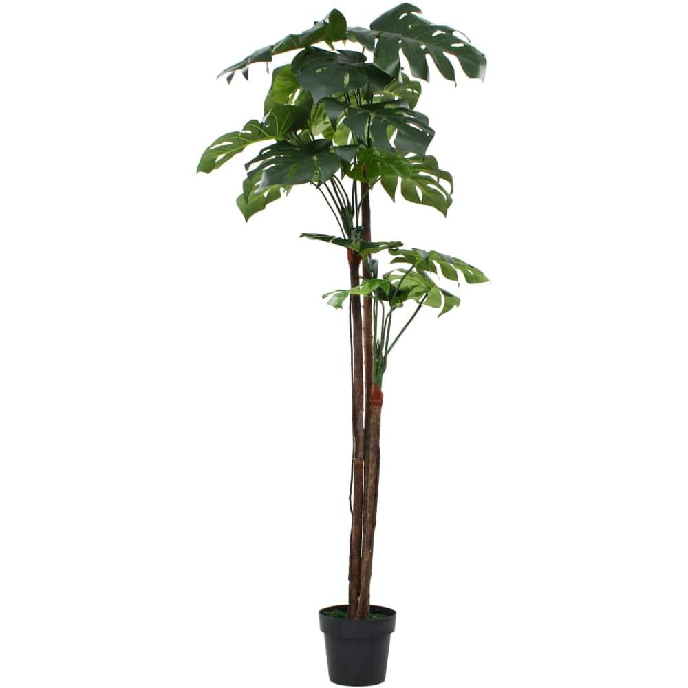 Pianta Artificiale Di Monstera Con Vaso 170 Cm Verde - Foto 1