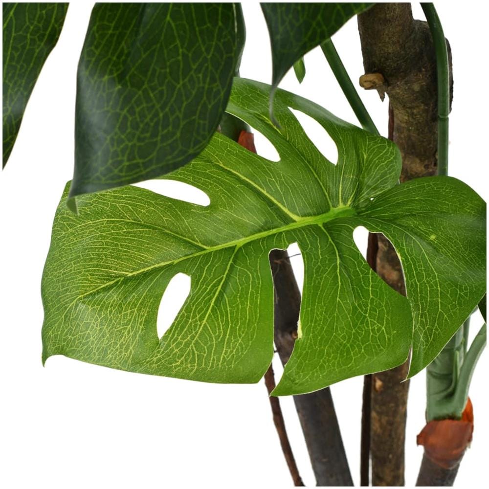 Pianta Artificiale Di Monstera Con Vaso 170 Cm Verde - Foto 2