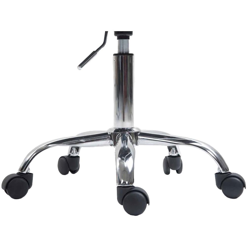 Sedia Ufficio Lucy in Similpelle - Sedia Studio Girevole, 5 Ruote E Braccioli - Sedia Direzionale Imbottita Ergonomica Carico Max 120KG Grigio - Foto 3