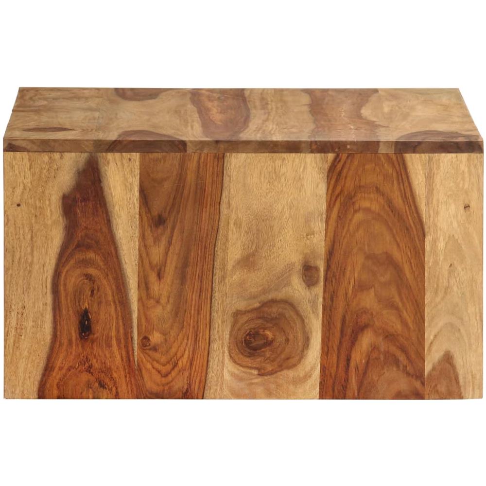 Tavolini Impilabili 2 Pz In Legno Massello Di Sheesham - Foto 2