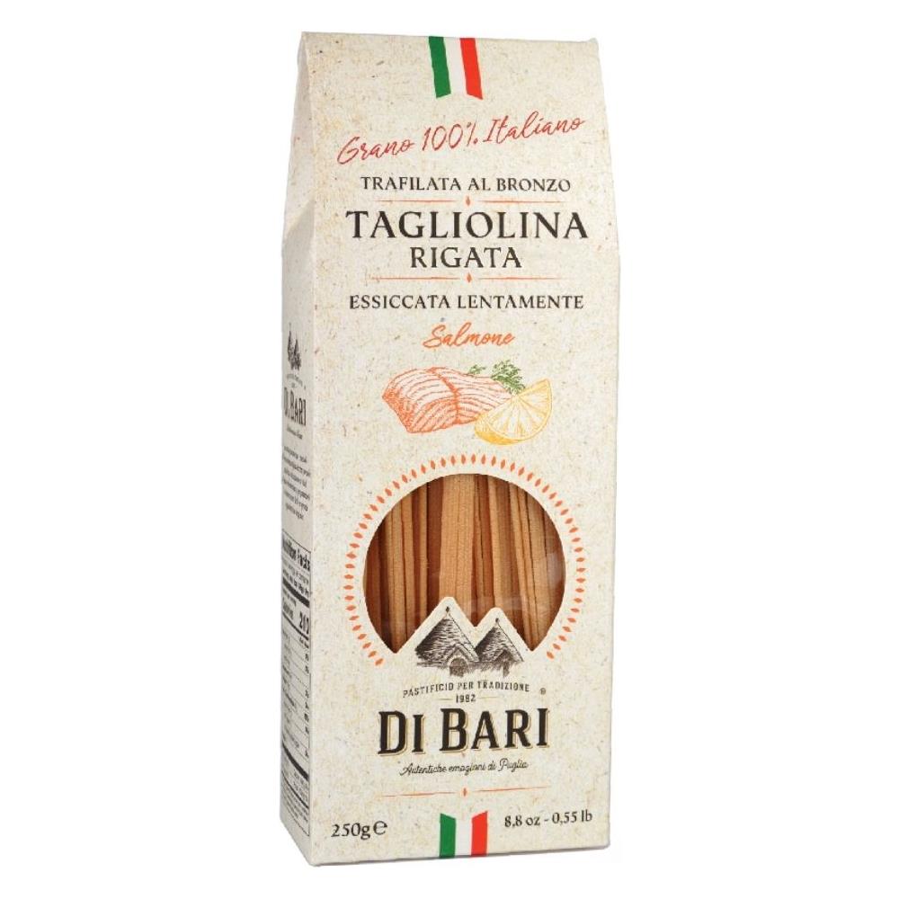 Tagliolina Al Salmone Pasta Trafilata Al Bronzo In Confezione Da 250 Gr - Foto 1
