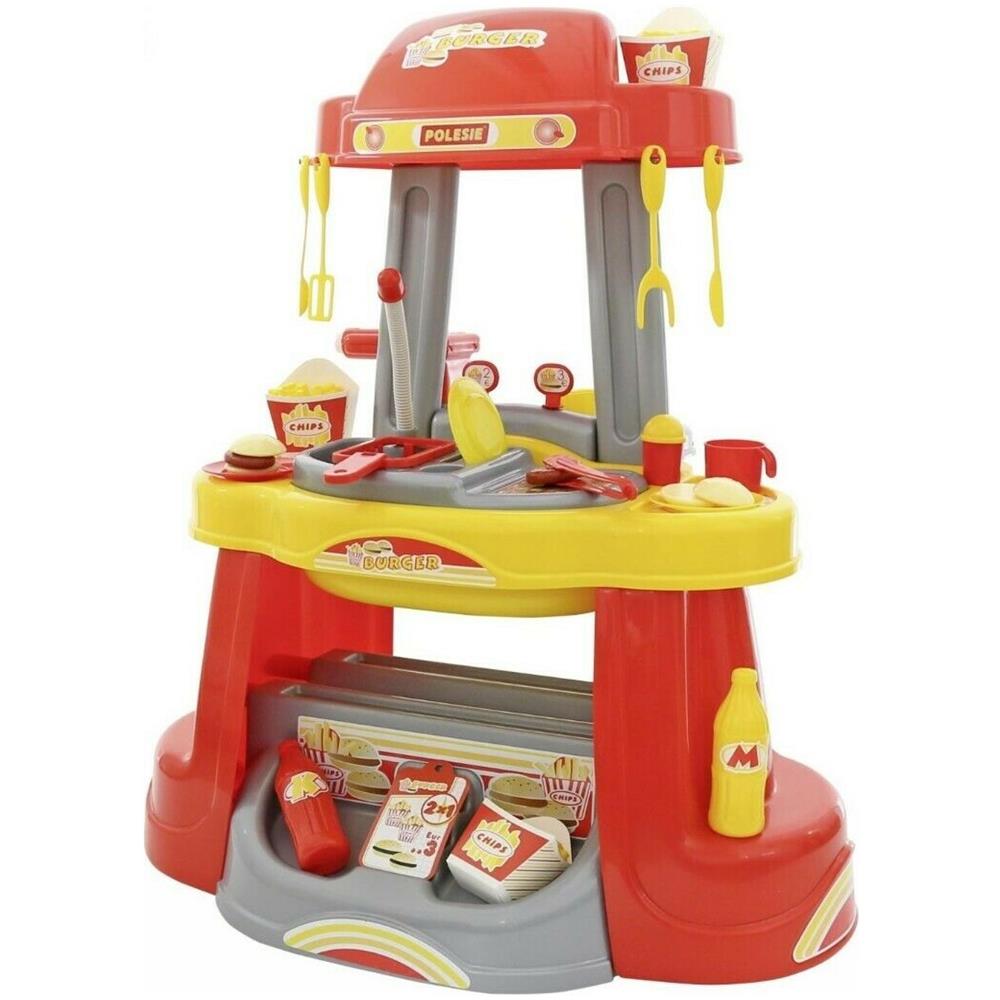 Cucina Giocattolo Ristorante Fast Food Bistrot Con Accessori - Foto 3