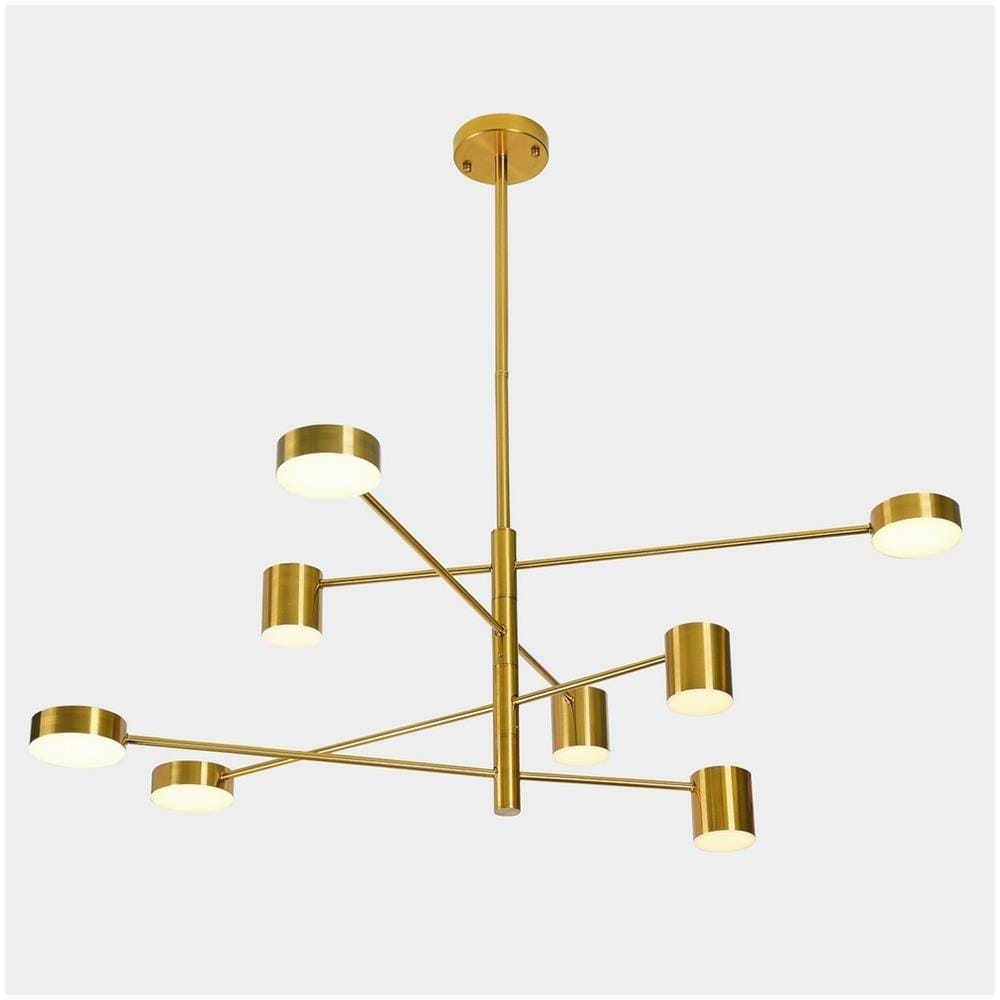 Sospensione Moderna A Led In Rame, Bianco Caldo 3000k 2700lm - Foto 1