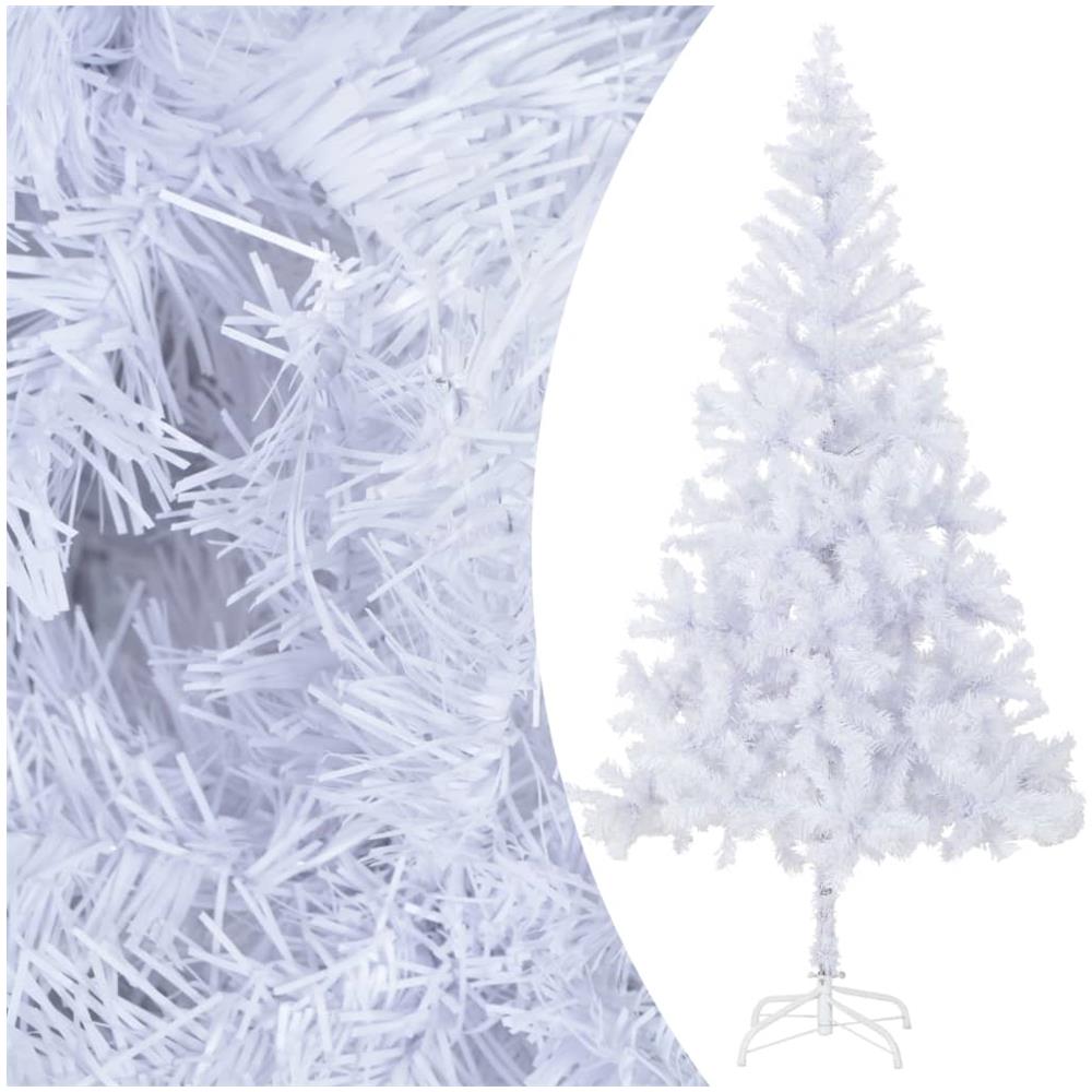 Albero Natale Artificiale con Set LED e Palline 210 cm 910 Rami - Foto 2