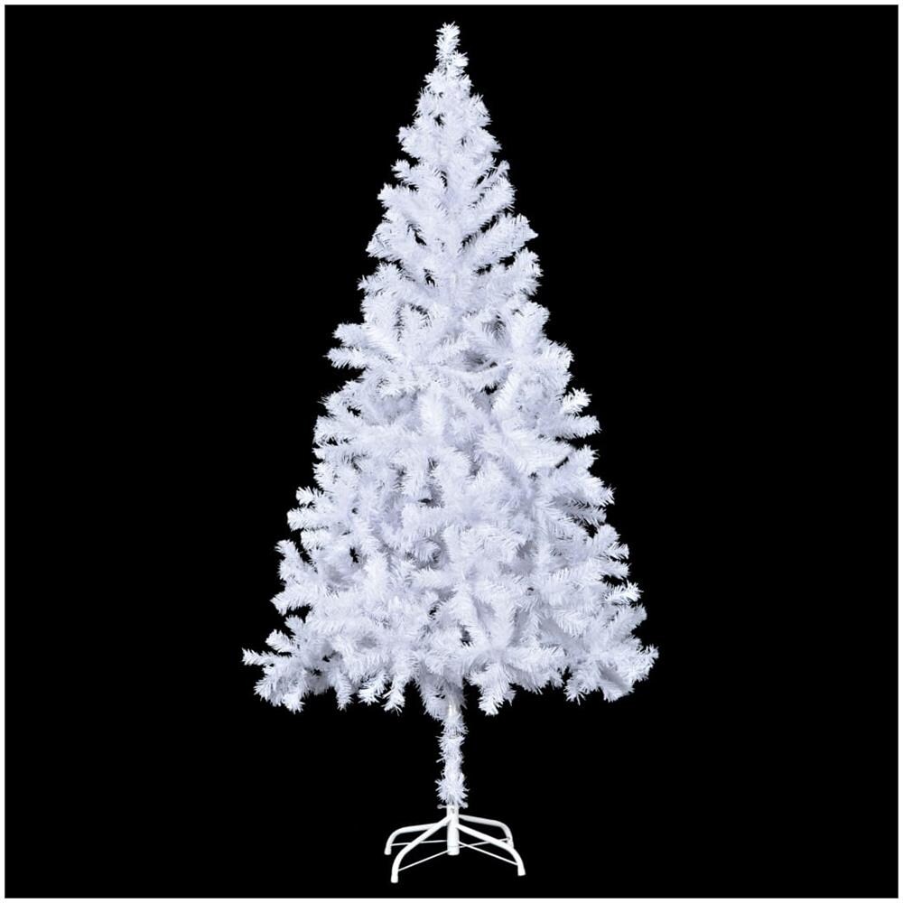 Albero Natale Artificiale con Set LED e Palline 210 cm 910 Rami - Foto 3