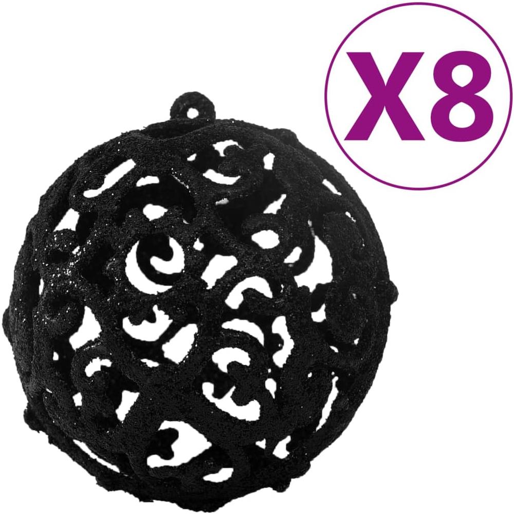Set Palline Di Natale 100 Pz Nero - Foto 2