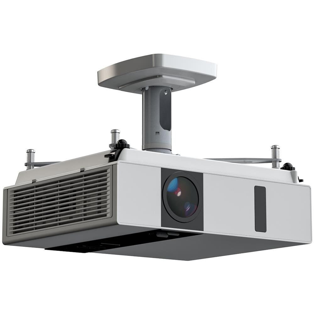 Supporto da Soffitto RAL 9006 Rotazione laterale 180° Capacità di carico Max 20 Kg Colore Argento - Foto 2