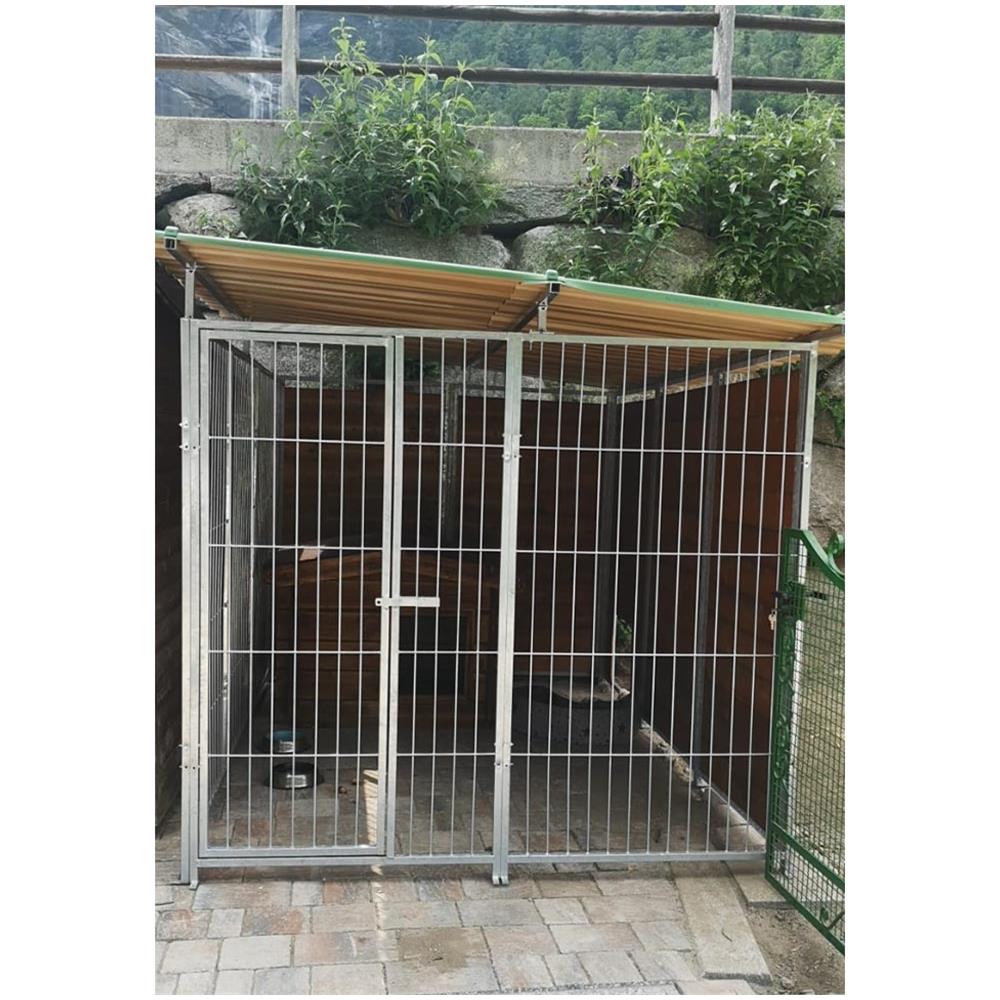 Box Per Cani Coperto Retro E 1 Metro Laterale In Legno Zincato A Caldo Da 300x200xh180 Cm - Foto 1